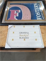 Mirror Fosters sign 40x34, Grateful picture
