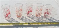 Vintage Drinking Glasses Shmoos Little Abner