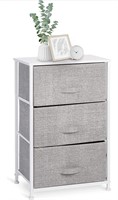 3-Drawer Fabric Dresser Storage Tower