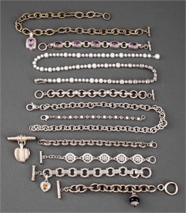 Judith Ripka Sterling Silver Jewelry Pieces, 11