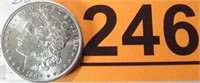 Coin 1889-S Morgan Silver Dollar    BU