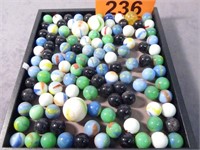 Lot of 50+ Vintage Glass Marbles
