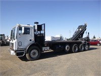 2006 Mack MR6885 T/A Crane Truck w/ 2 Drop Axles