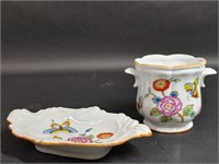 Estee Lauder Chinoiserie Porcelain Soap Dish, Pot
