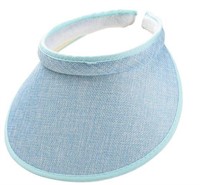 CUSHEES SLIP ON VISOR BLUE FABRIC