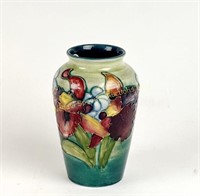1950'S MOORCROFT POTTERY ORCHID VASE