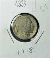 1918 Buffalo Nickel G4 Condition