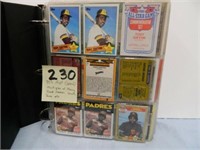 Album w/ 600+ 1980's Cards - Multiples Of Yount,
