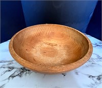 Wood Large Round Dough Bowl