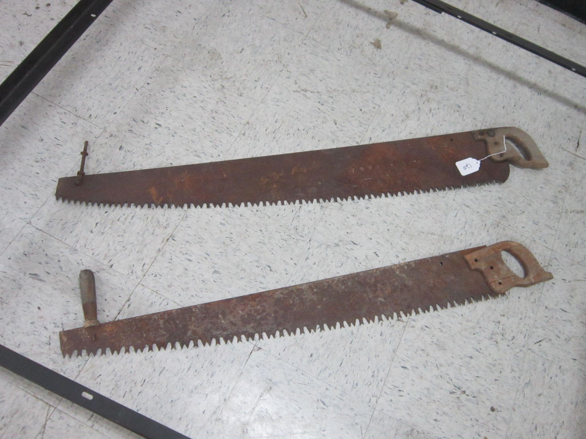 2 OLD SAWS