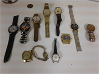 Lot de 11 montres diverses