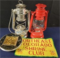 Lanterns and fraternal organization collectibles