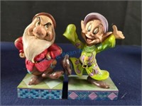 Jim Shore dopey and grumpy figurines