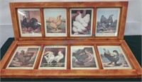 Framed poultry pictures