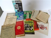 Lot of Antique Sheet Music 1890s-1930s
