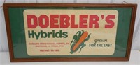 Framed ad of Dobler's Hybrids