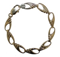 14kt Gold 7" Designer Bracelet