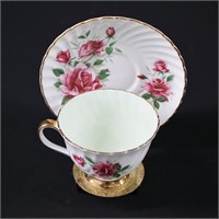 Royal Adderley Rose Tea Cup & Saucer