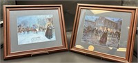 2 Mort Kuntsler Civil War Framed Prints