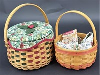 Longaberger Christmas Caroling Baskets