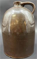Antique Brown Salt Glazed Stoneware Jug