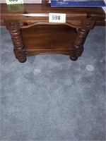 WOOD LIVING ROOM SIDE TABLE- MATCHES 597