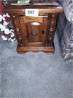 WOOD 1 DRAWER LIVING ROOM END TABLE