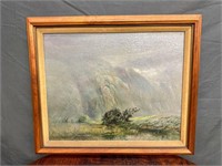 D. Howard Hitchcock 1914 Painting, Mountain