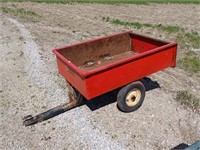 Agri-Fab 10 cu ft metal Utility Trailer. Box