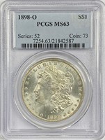 1898-O Morgan Silver Dollar MS-63