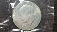 1971 S Silver Eisenhower Dollar Gem BU