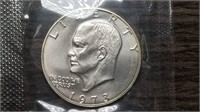 1973 S Silver Eisenhower Dollar Gem BU