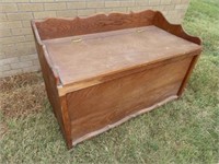 Wood Toy Chest/Bench