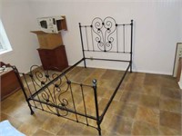 Wrought Iron Headboard and Bed Frame