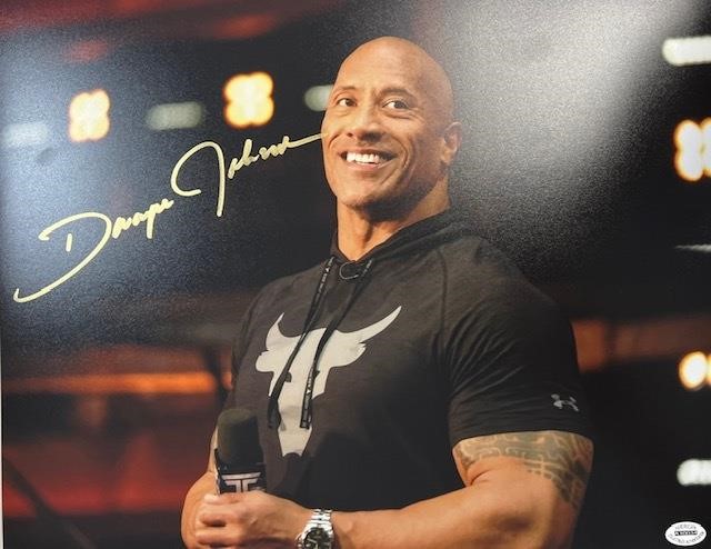 Dwayne Johnson Signed 11x14 with COA