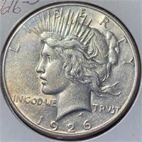 1926-S Peace Silver Dollar