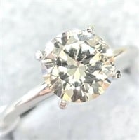 $4500 14K  2.6G Lab Diamond 1.6Ct Ring