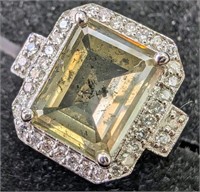 $38910 14K  4.96G Natural Diamond 4.5Ct Ring