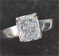 $4850 14K  4G Lab Diamond 1.01Ct Ring