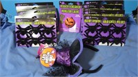 10 Packs of Hairy Spiders, LED Witch's Hat