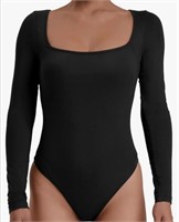 New (Size L) Women's Bodysuits Long Sleeve Crew