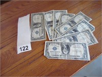 8 SILVER CERTIFICATES