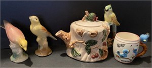 Royal Corley Bird Figurines, Grantcrest China