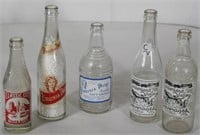 Collection of Vintage Soft Drink Bottles