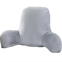 READING PILLOW WITH ARM RESTS GREY