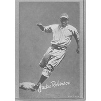 1947 Jackie Robinson Exhibit Card