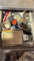 Drawer Lot of Assorted Shop Items