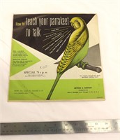 Teach your Parakeet to Talk Vintage Album