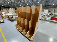 4 Timber Framed Mobile 5 Bay Vertical Racks