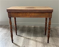 Antique Folding Card and Games Table